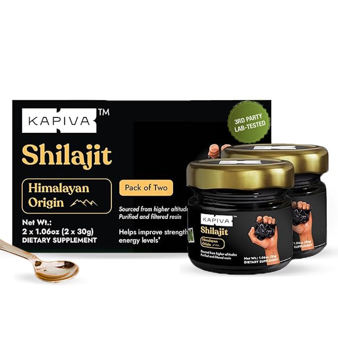 Kapiva Shilajit Resin 150g front view packaging