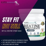 KAPPA NUTRITION Creatine Monohydrate mixed in a glass