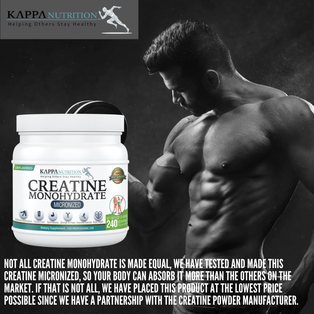 KAPPA NUTRITION Creatine Monohydrate powder close-up