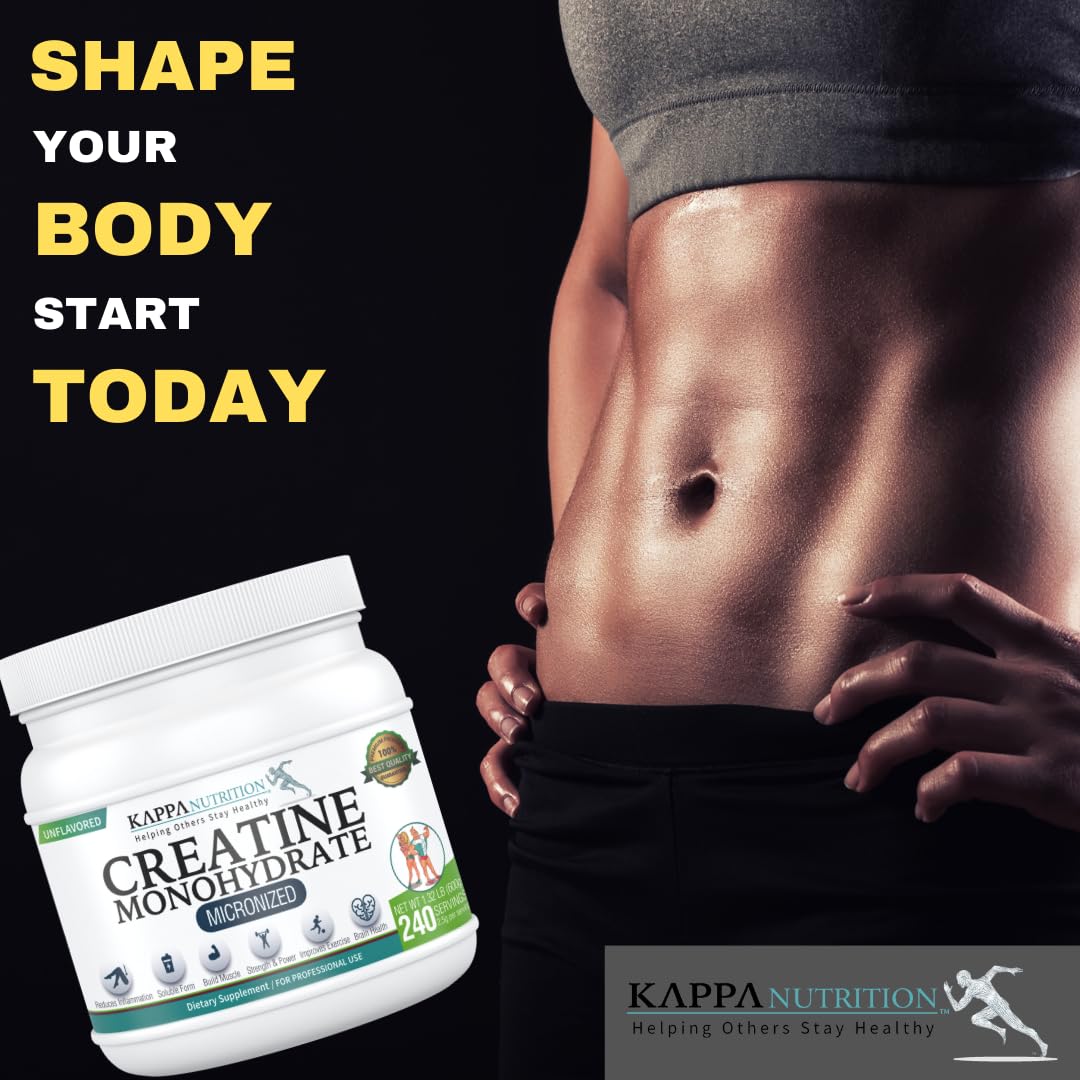 KAPPA NUTRITION Creatine Monohydrate serving size scoop