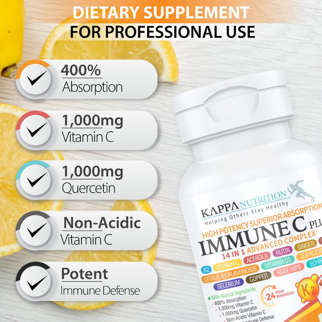 KAPPA NUTRITION daily wellness C 14 in 1 Advanced Complex Capsules with ingredients list