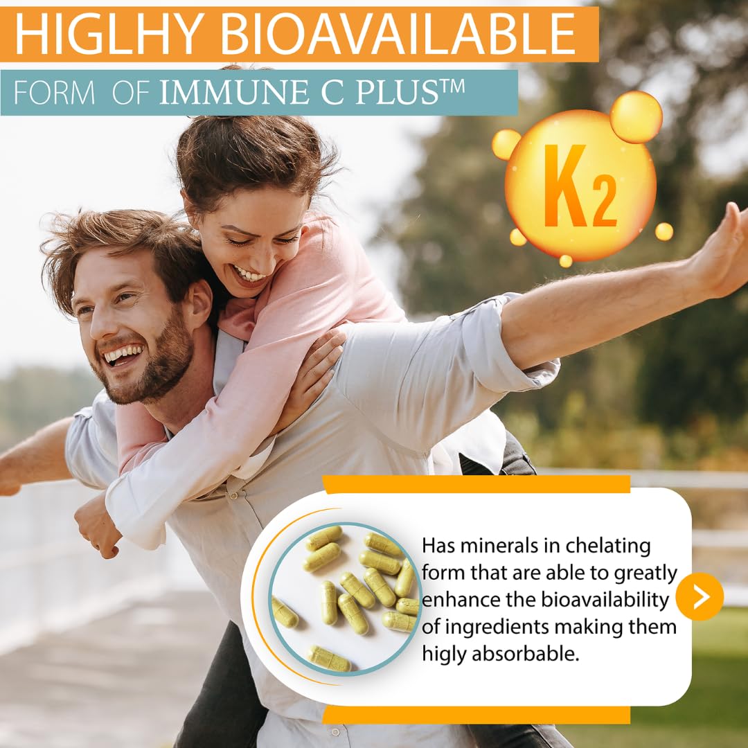 KAPPA NUTRITION daily wellness C 14 in 1 Advanced Complex Capsules with a glass of water