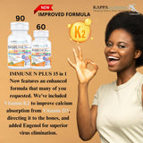KAPPA NUTRITION daily wellness N Plus 15 in 1 Advanced Complex capsules on a table