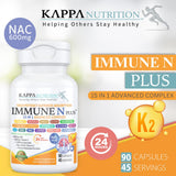 KAPPA NUTRITION daily wellness N Plus 15 in 1 Advanced Complex capsule ingredients list