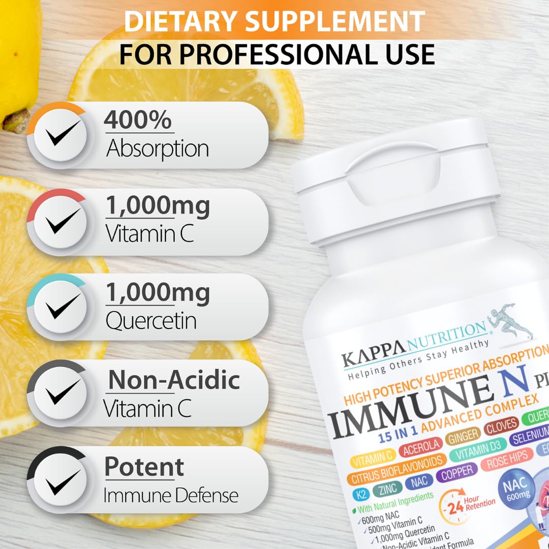 KAPPA NUTRITION daily wellness N Plus 15 in 1 Advanced Complex capsules in hand