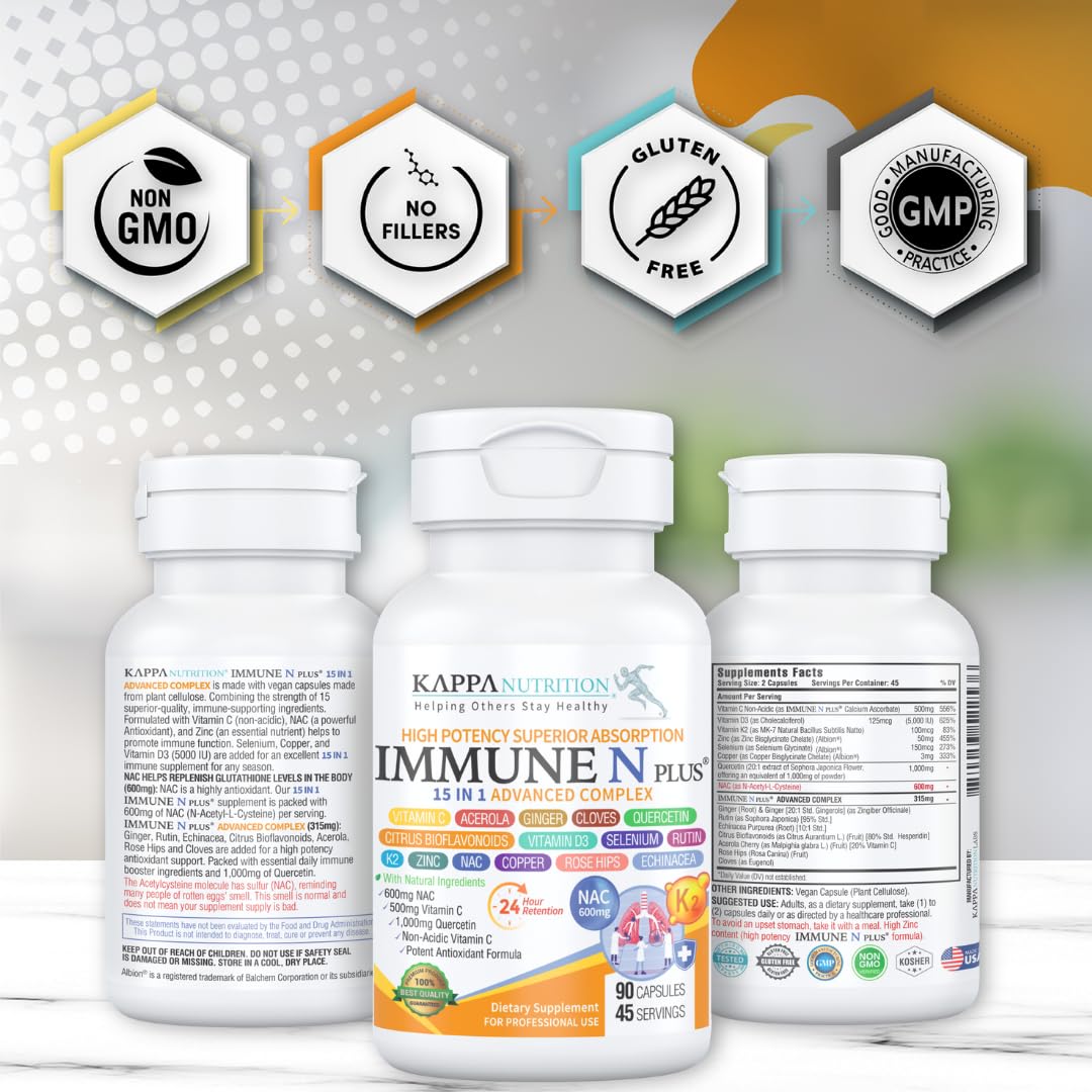 KAPPA NUTRITION daily wellness N Plus 15 in 1 Advanced Complex capsule dosage suggestion