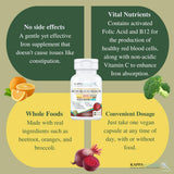 KAPPA NUTRITION Iron Blood Maker 9 in 1 Advanced Complex Capsules on a table