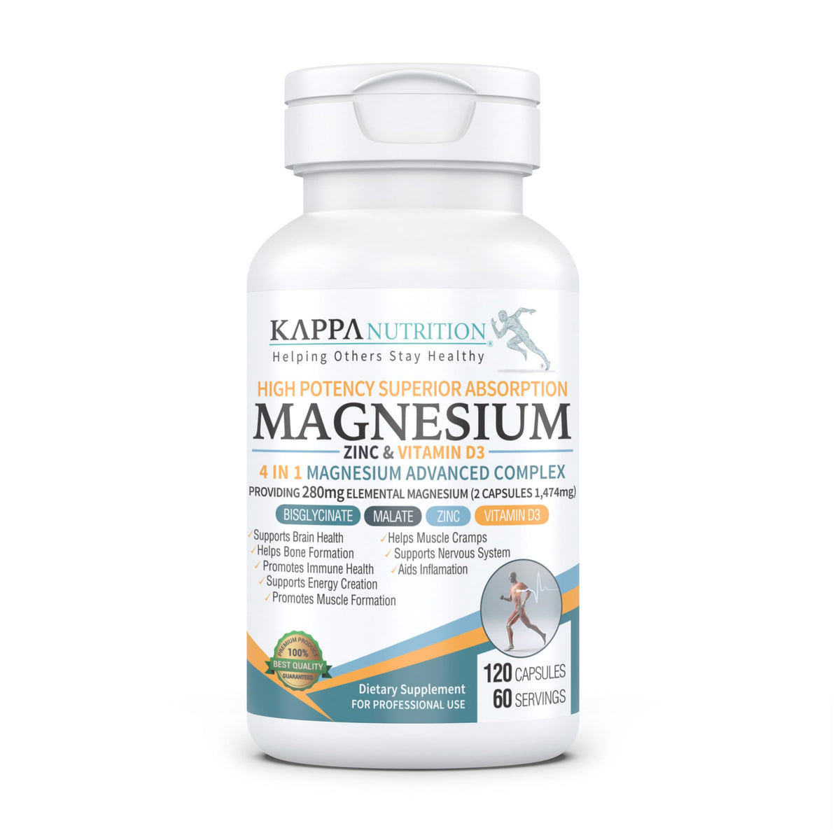 KAPPA NUTRITION Magnesium 4-in-1 Advanced Complex front view