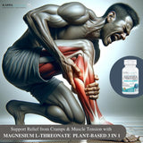 KAPPA NUTRITION Magnesium L-Threonate 420mg capsules with a glass of water