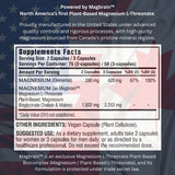 KAPPA NUTRITION Magnesium L-Threonate capsules on a wooden table