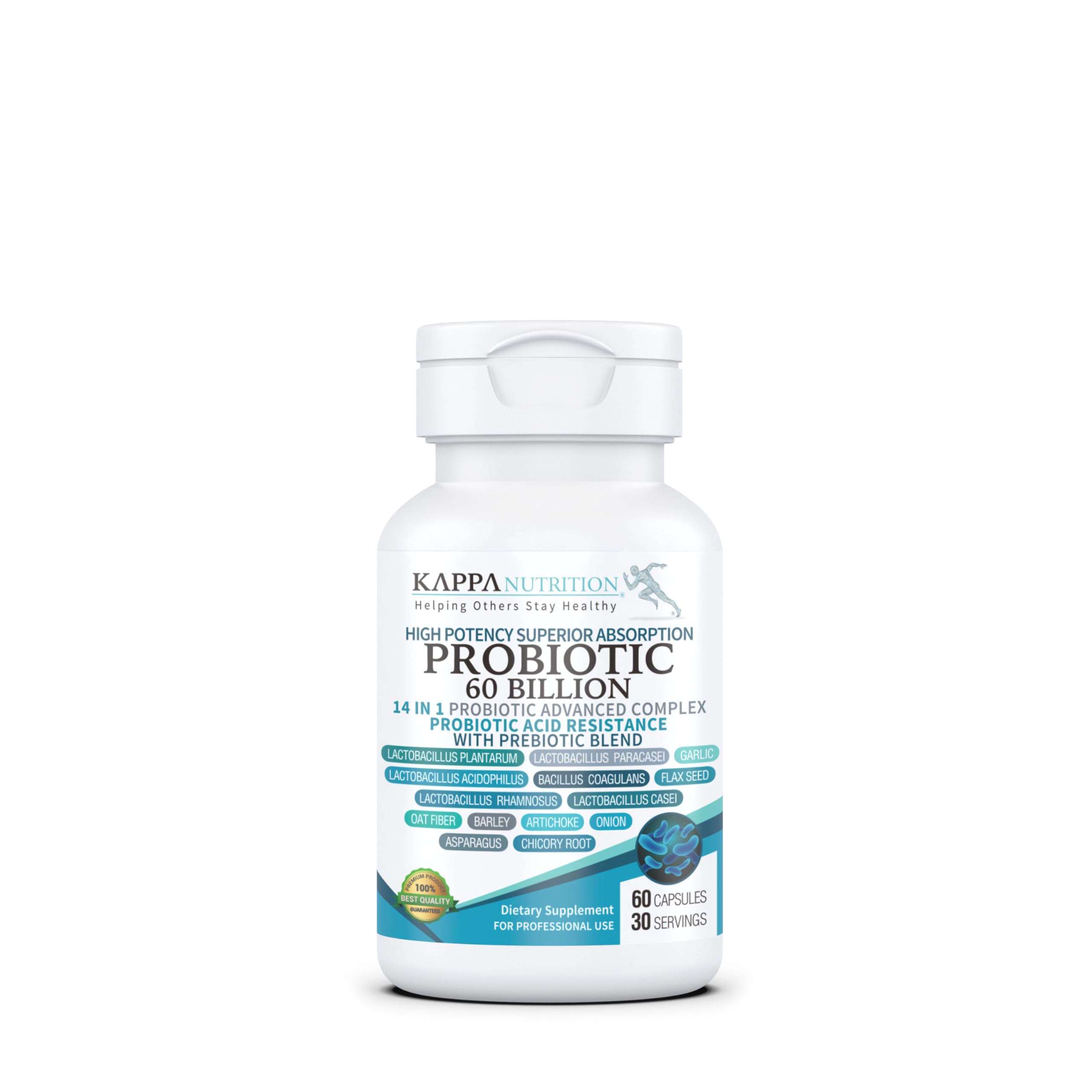 KAPPA NUTRITION Probiotic 60 Billion CFU front view of packaging