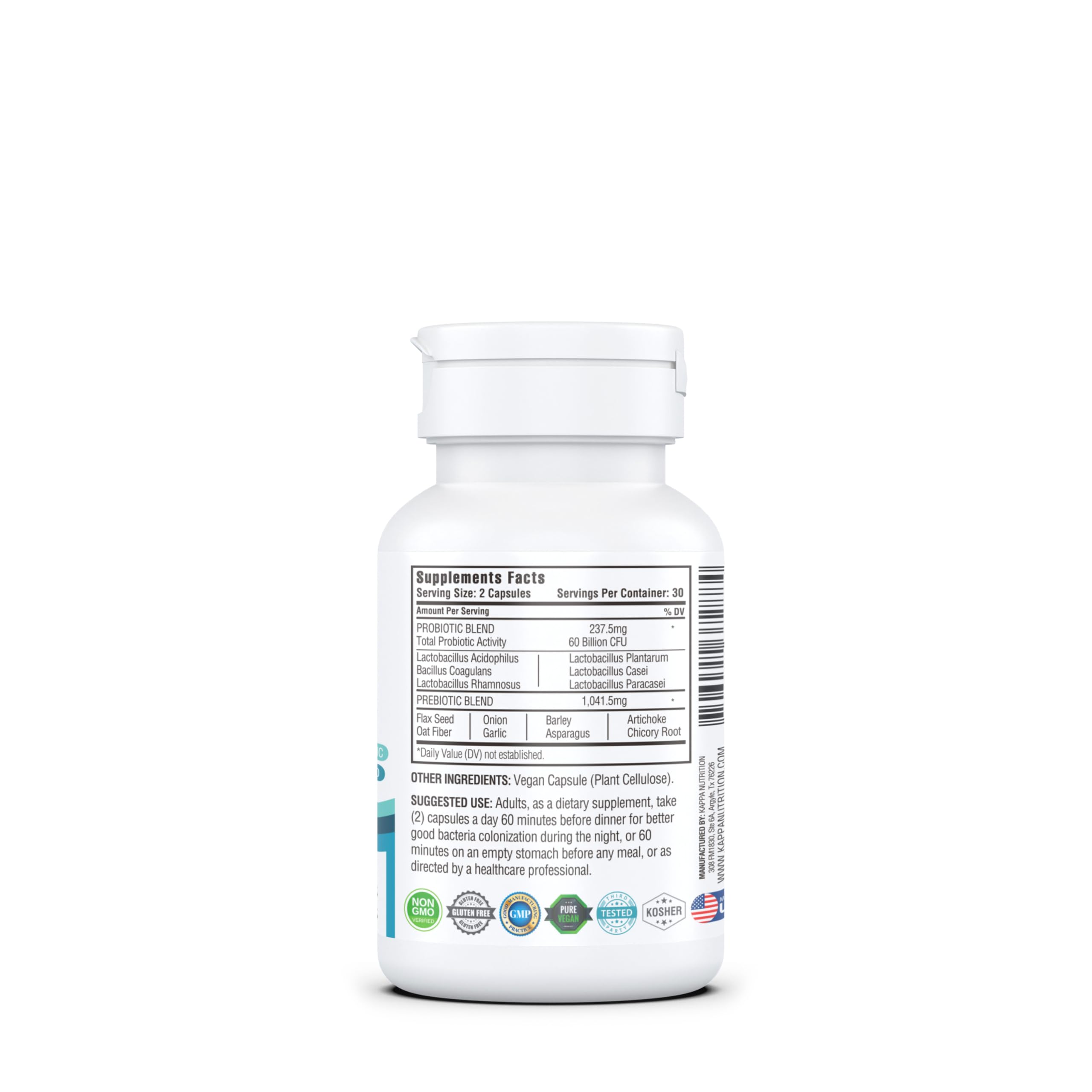 KAPPA NUTRITION Probiotic 60 Billion CFU lifestyle scene with water