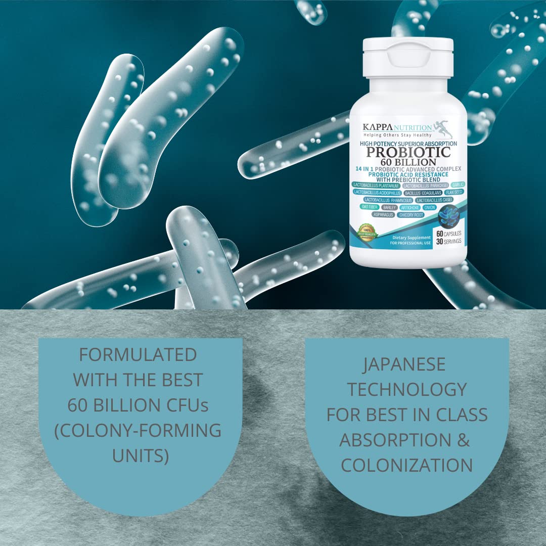 KAPPA NUTRITION Probiotic 60 Billion CFU nutritional information