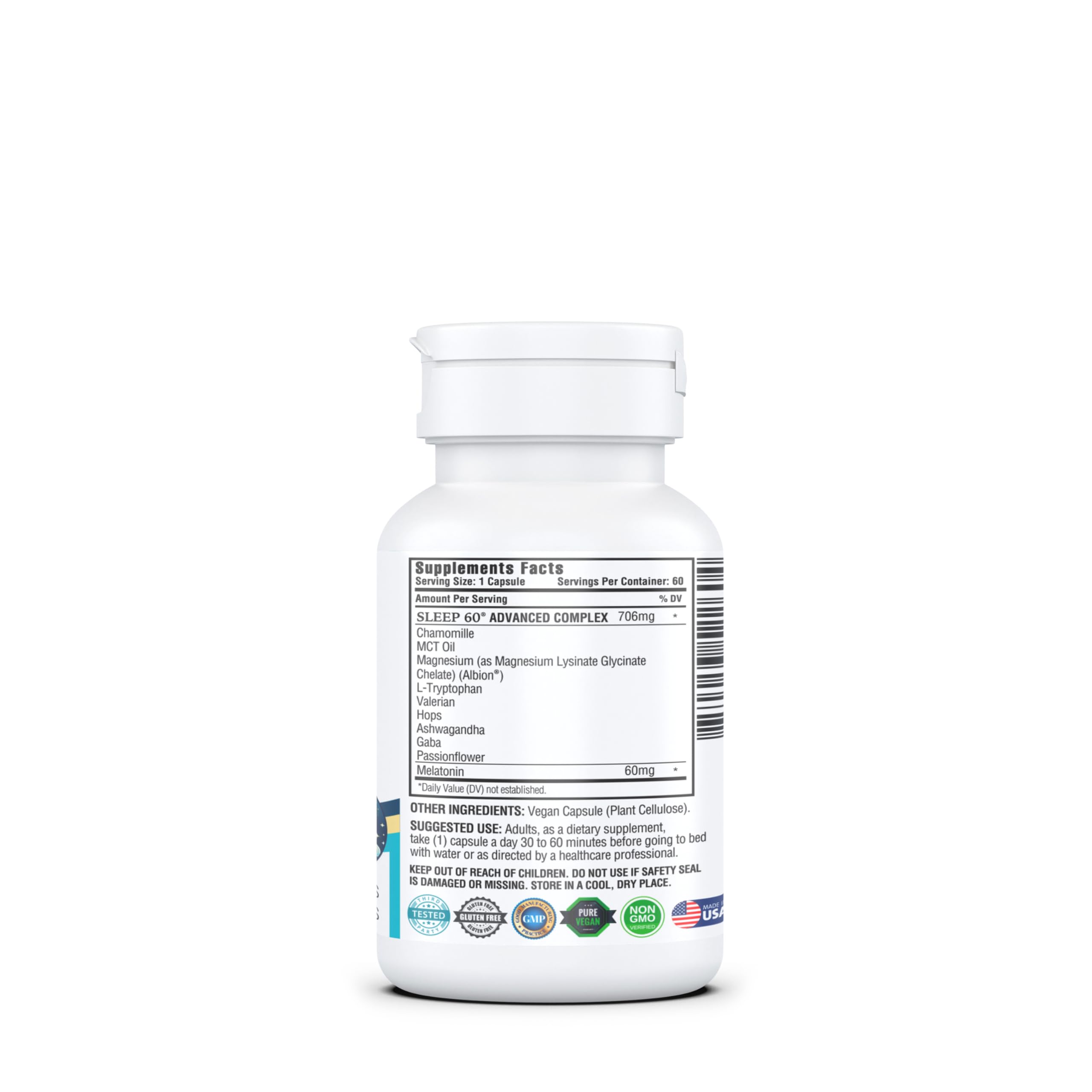 KAPPA NUTRITION Sleep 60 capsules in a hand