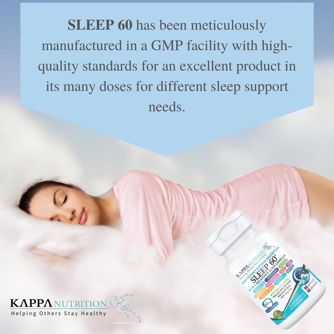 KAPPA NUTRITION Sleep 60 capsules on a table