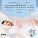 KAPPA NUTRITION Sleep 60 capsules on a table