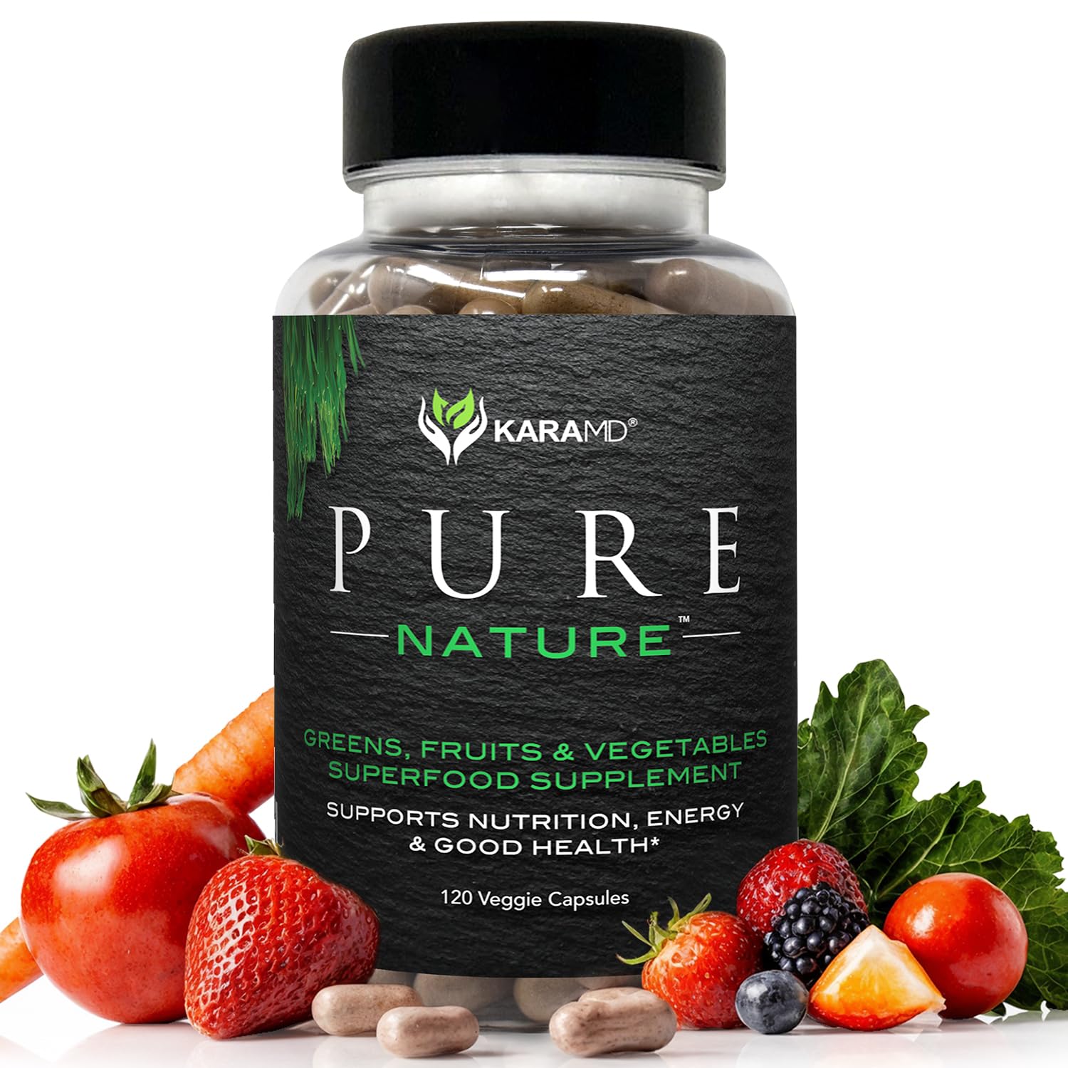 KaraMD Pure Nature Blended Vitamin & Mineral Supplement front view