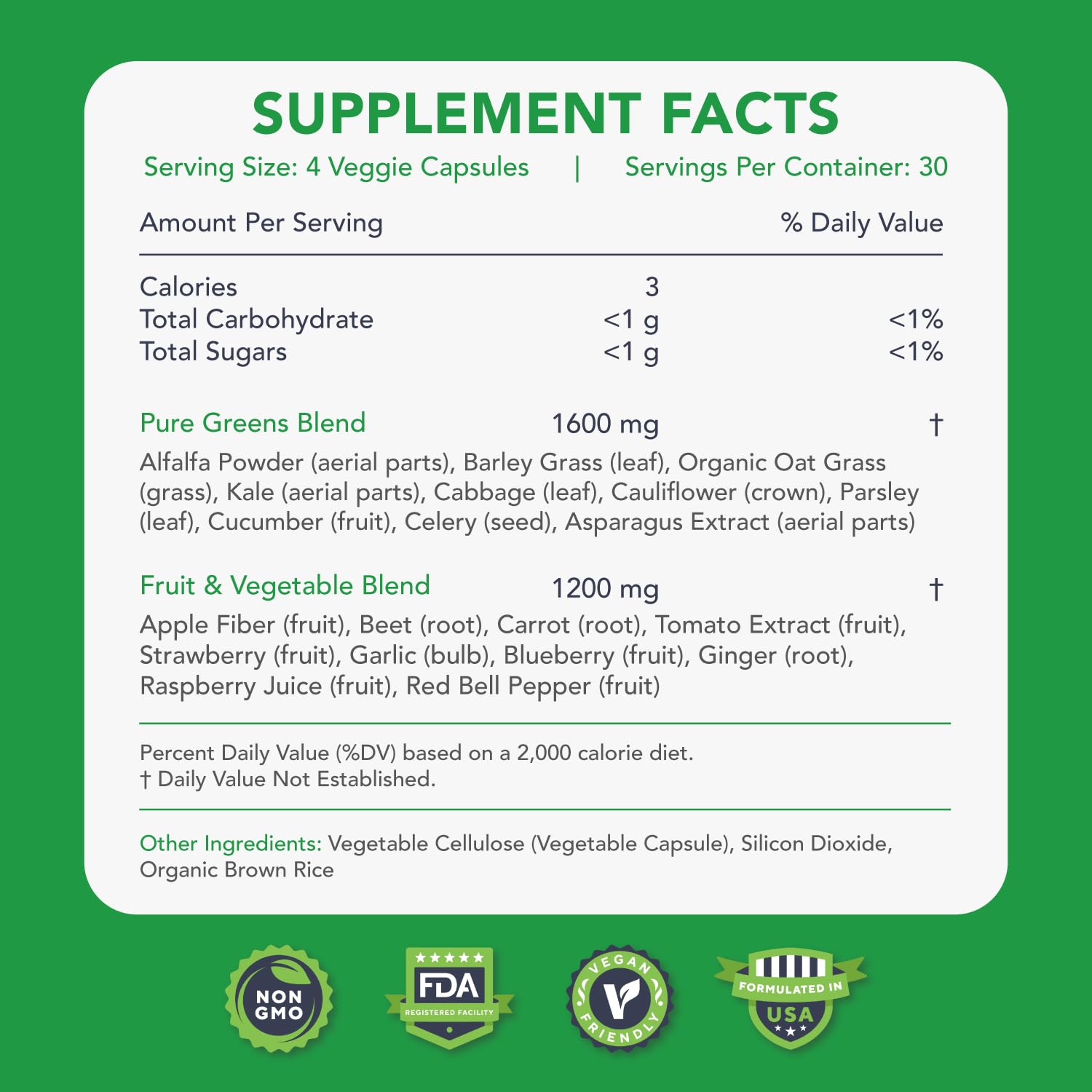 KaraMD Pure Nature supplement bottle side view
