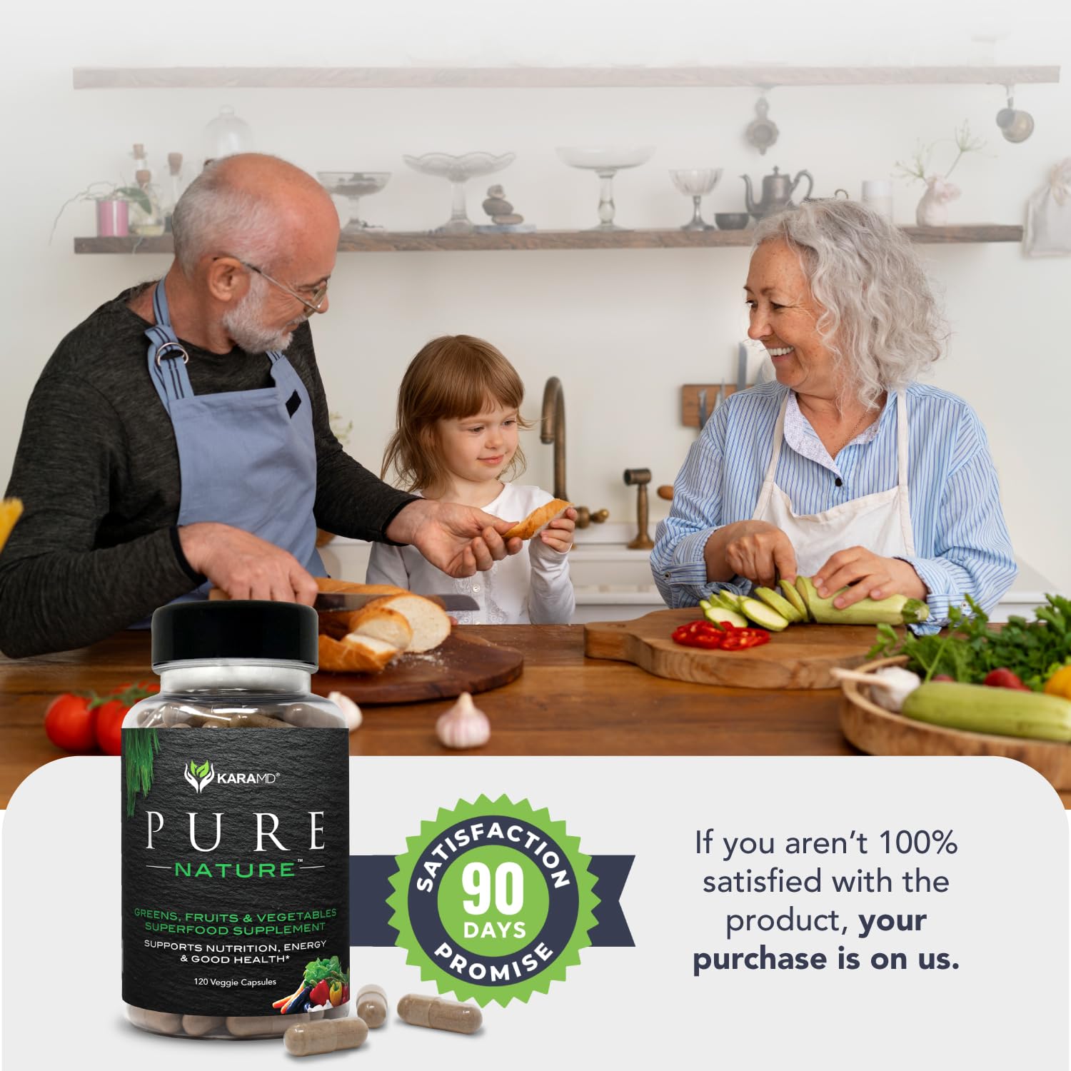 KaraMD Pure Nature supplement packaging details