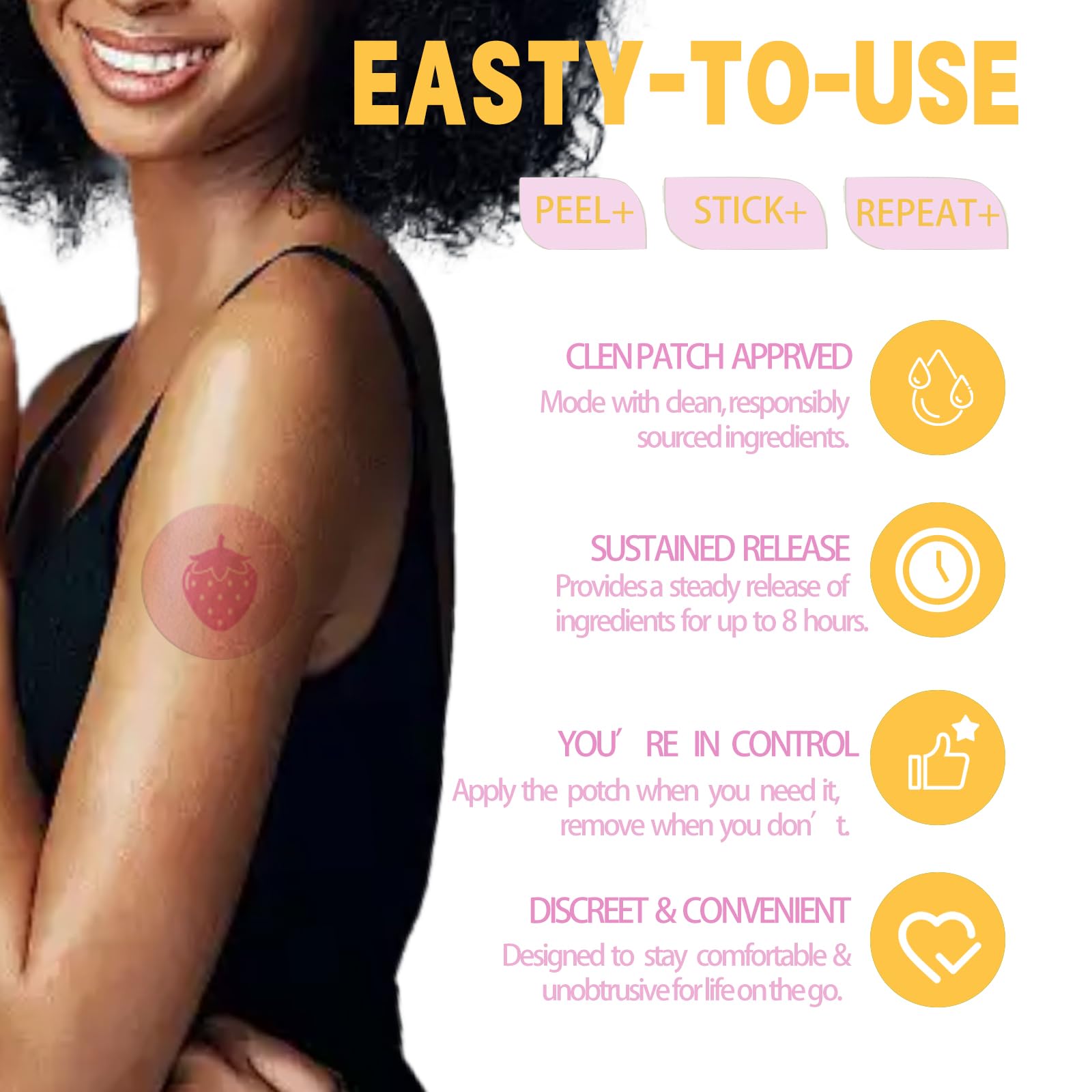 Kasearrse Collagen Beauty Patches in use on skin
