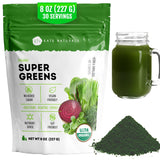 Kate Naturals Organic Super Greens Blend 9g powder front view