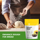 Kate Naturals Sunflower Lecithin Powder in a baking setup