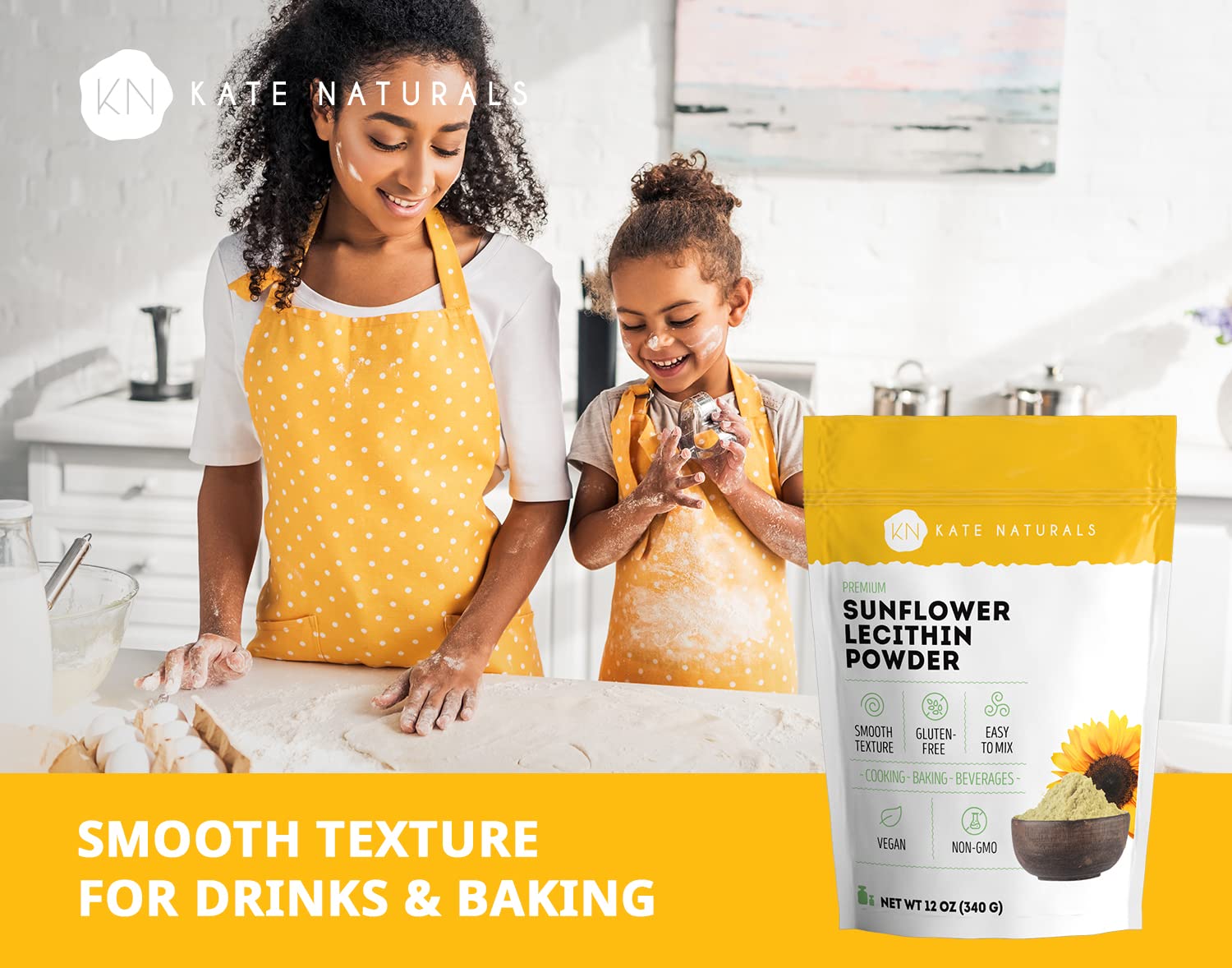 Kate Naturals Sunflower Lecithin Powder ingredient list