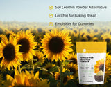 Kate Naturals Sunflower Lecithin Powder packaging side view