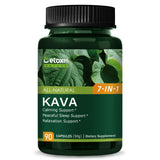 Kava Herbal Supplement Capsules front view