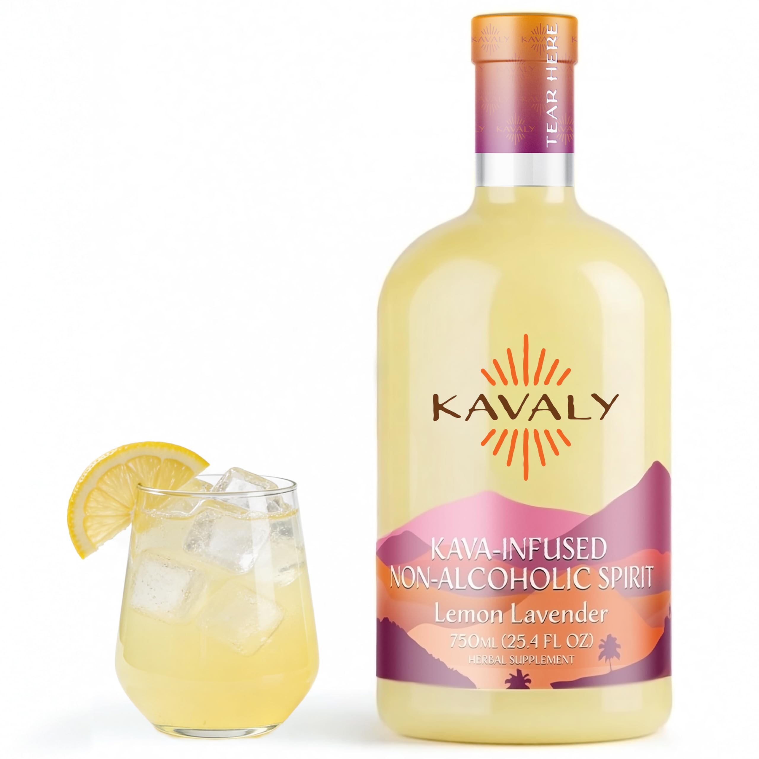 Kavaly Kava Kava Non-Alcoholic Spirit 750ml front view