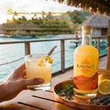 Kavaly Kava Kava Non-Alcoholic Spirit with citrus slices