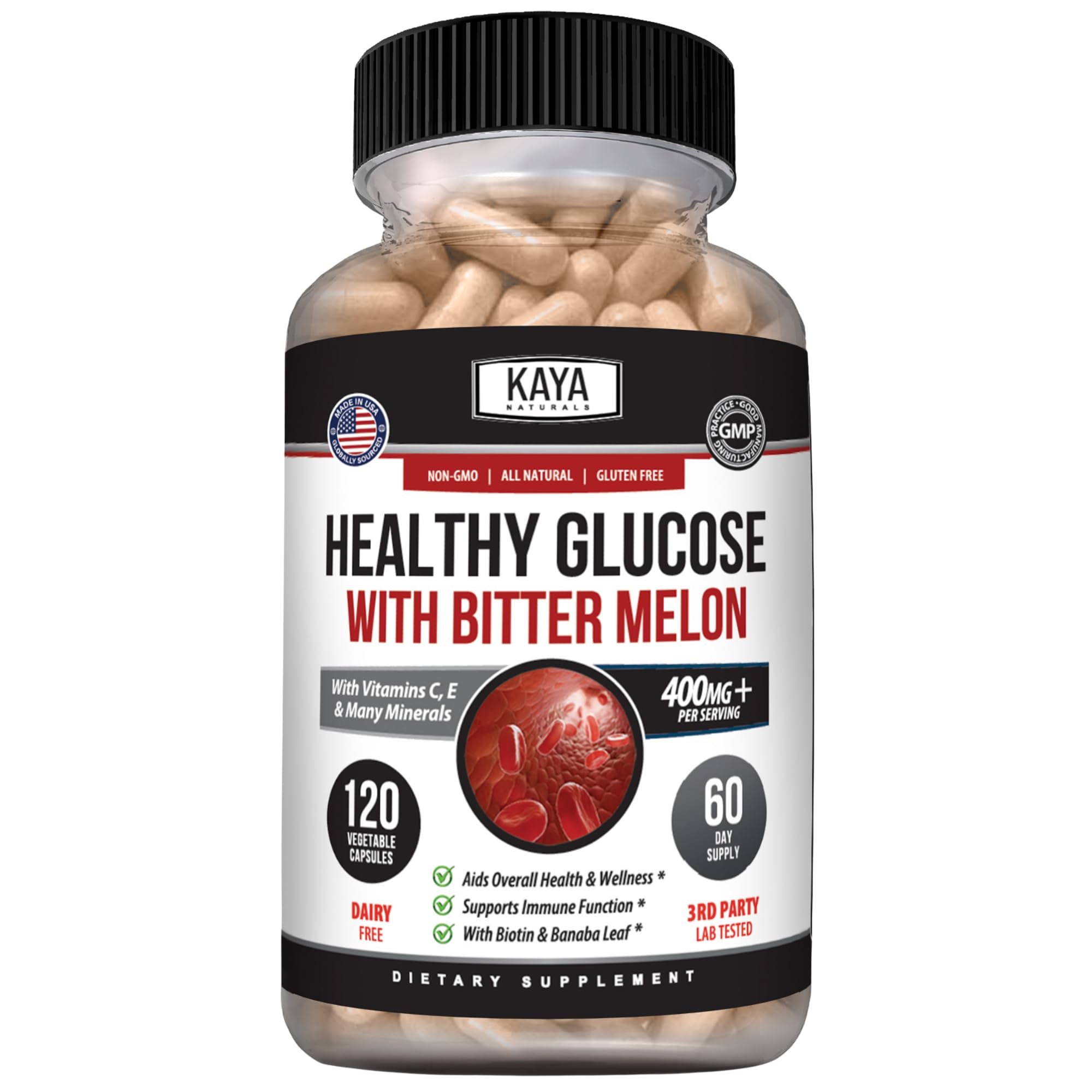 Kaya Naturals Blended Vitamin & Mineral Supplement bottle front view