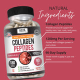 Kaya Naturals Collagen Capsules with measuring spoon