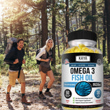 Kaya Naturals Fish Oil Supplement 118g with other vitamins
