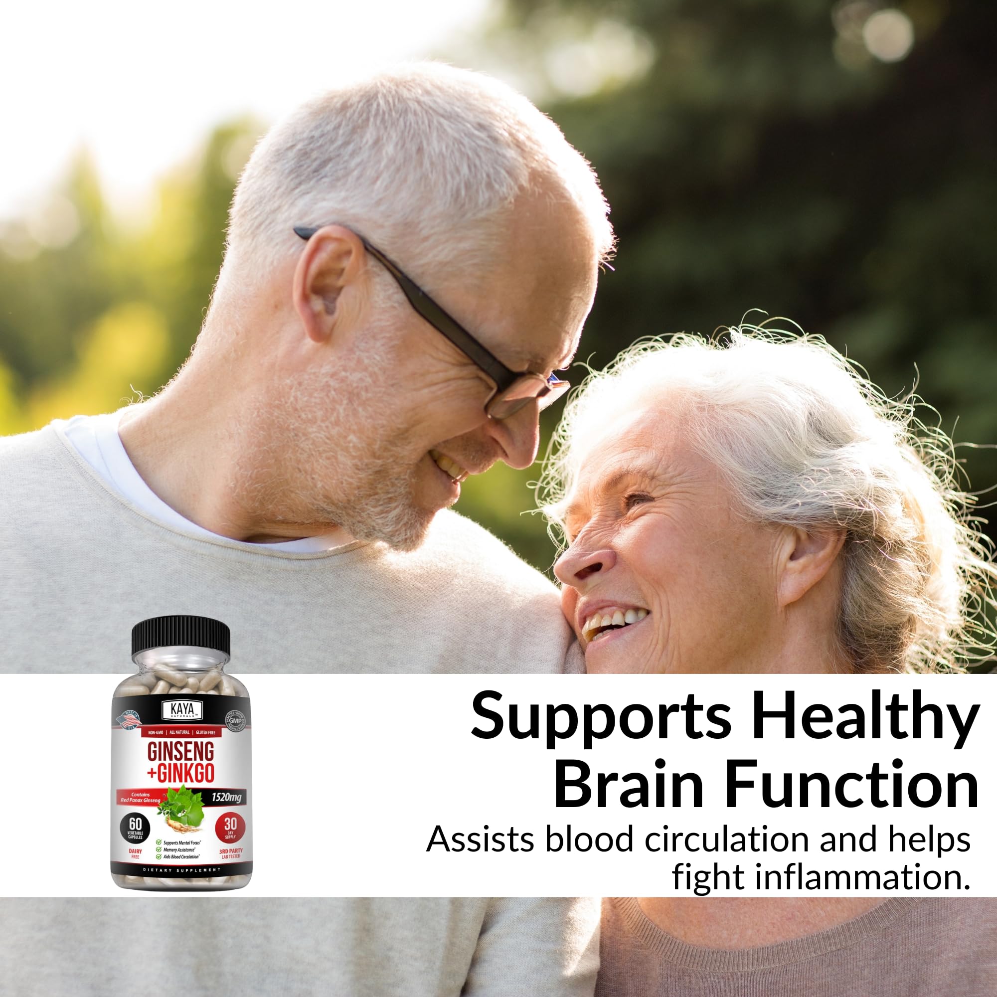 Kaya Naturals Ginkgo Biloba Capsules packaging