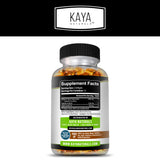 Kaya Naturals MCT Oil Softgels 2000mg back view