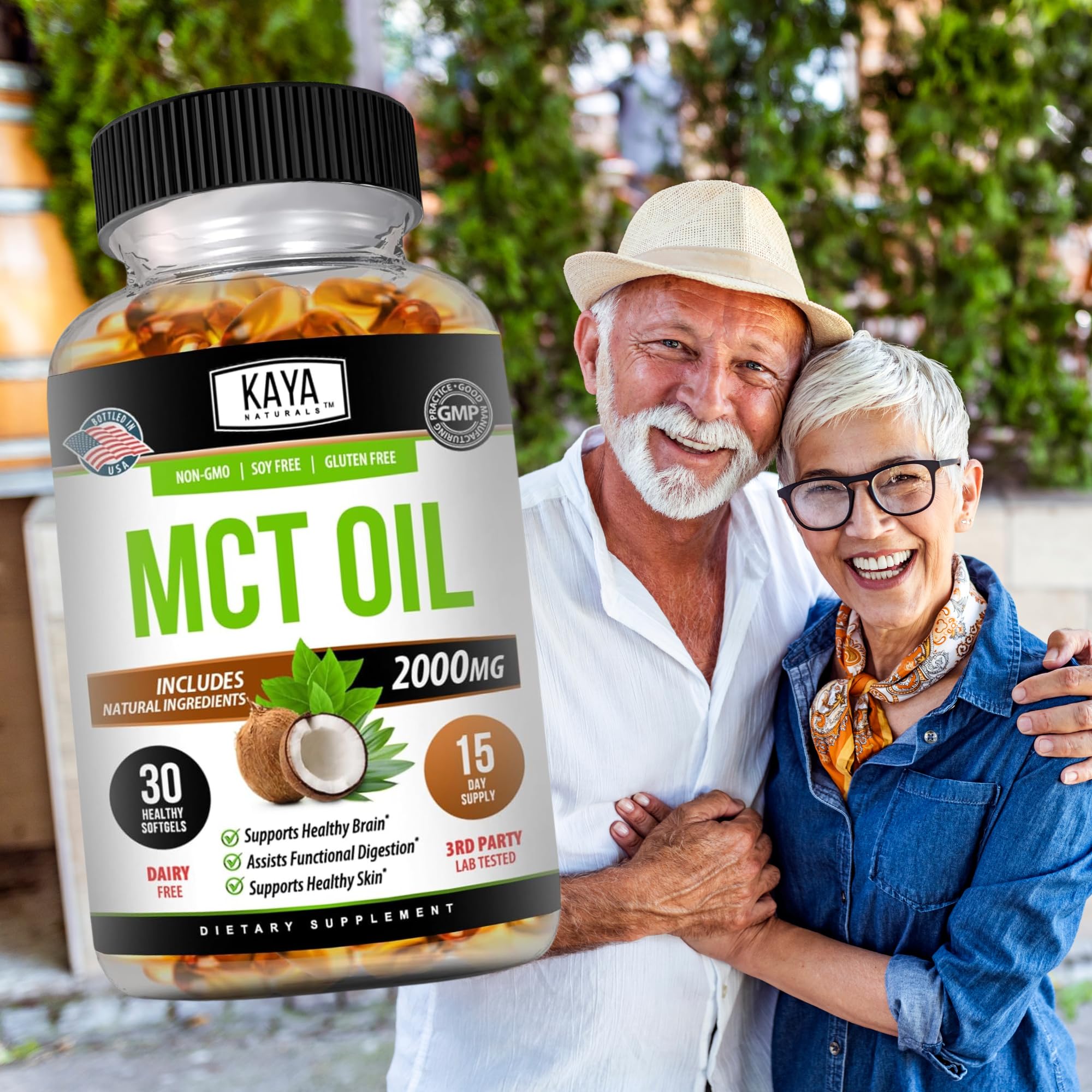 Kaya Naturals MCT Oil Softgels 2000mg lifestyle scene