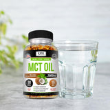 Kaya Naturals MCT Oil Softgels 2000mg on a table