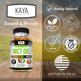 Kaya Naturals MCT Oil Softgels 2000mg with packaging