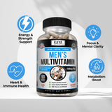 Kaya Naturals Men's Multivitamin capsules in a hand