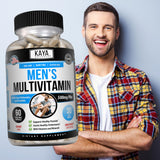 Kaya Naturals Men's Multivitamin side view of packaging