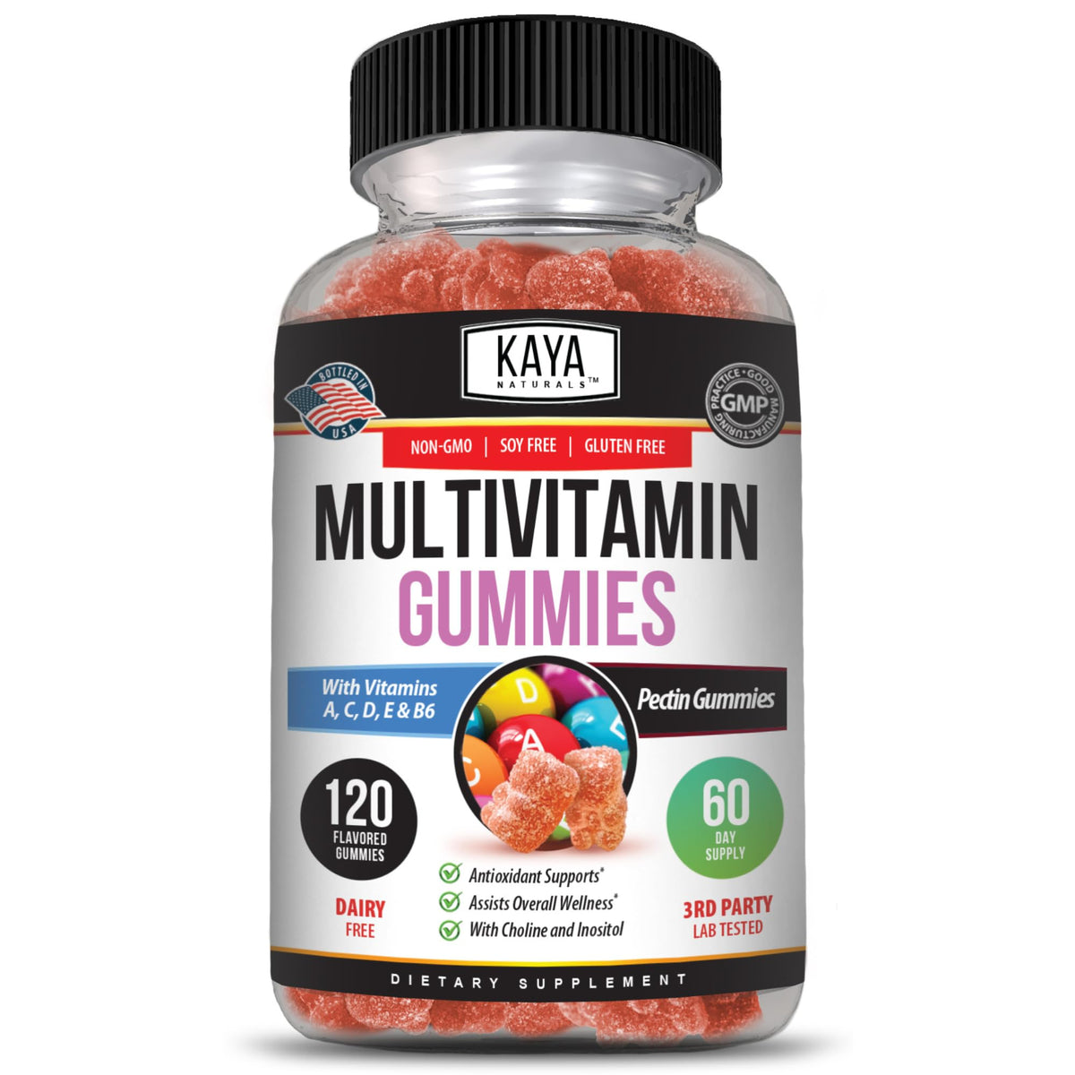 Kaya Naturals Multivitamin Gummies 272g packaging front view