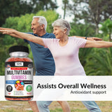 Kaya Naturals Multivitamin Gummies 272g side view of the bottle