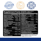 Kaya Naturals Neuro Brain & Focus supplement back view with ingredient list
