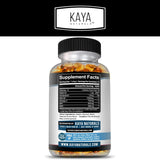 Kaya Naturals Omega 3 Fish Oil Supplement 1920mg back view