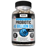 Kaya Naturals Probiotic Supplement 40 Billion CFU capsules front view