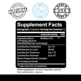Kaya Naturals Probiotic Supplement 40 Billion CFU capsules side view