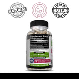 Kaya Naturals Resveratrol Capsules with a measuring spoon