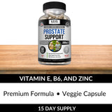 Kaya Naturals Saw Palmetto Capsules on a wooden table