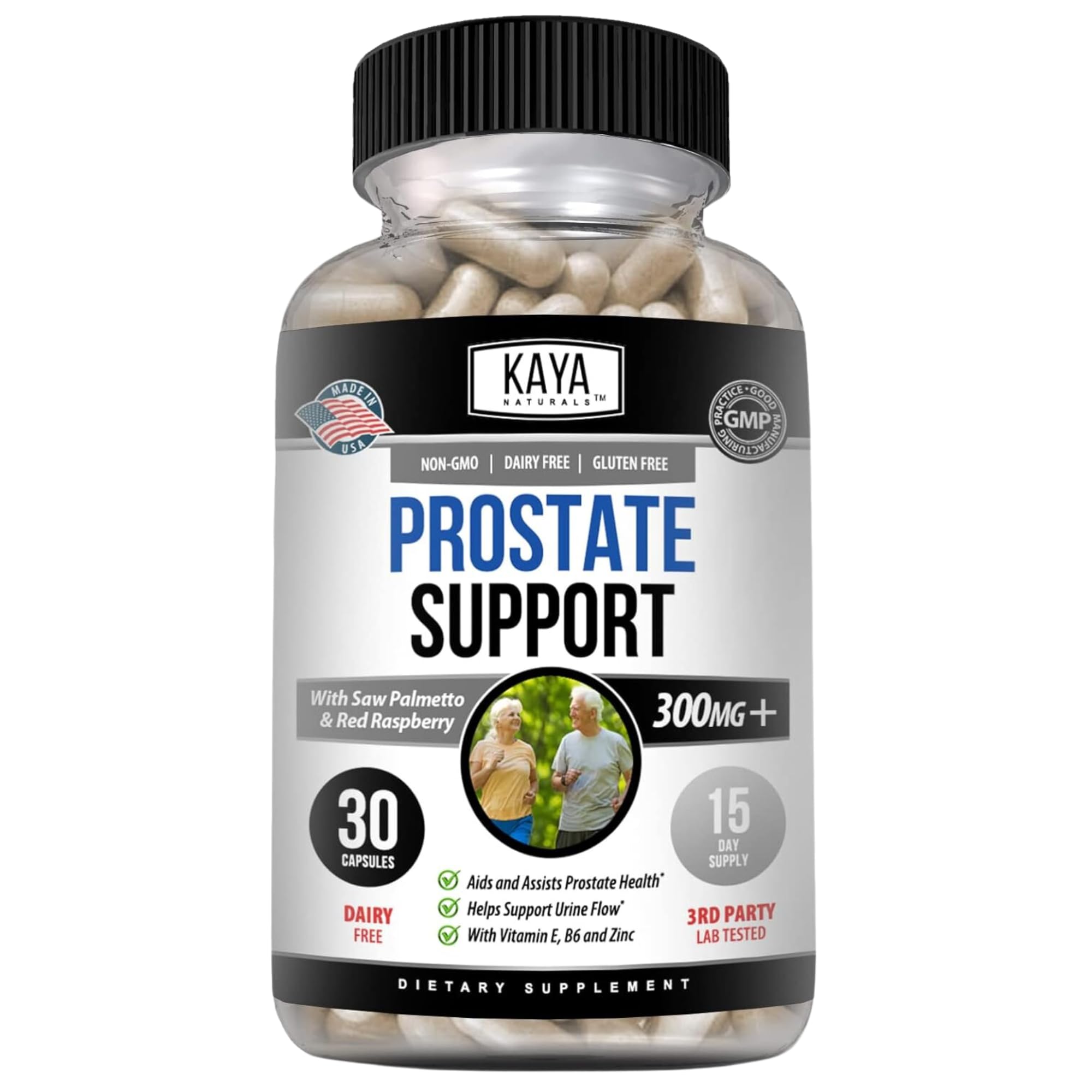 Kaya Naturals Saw Palmetto Supplement 41g front view